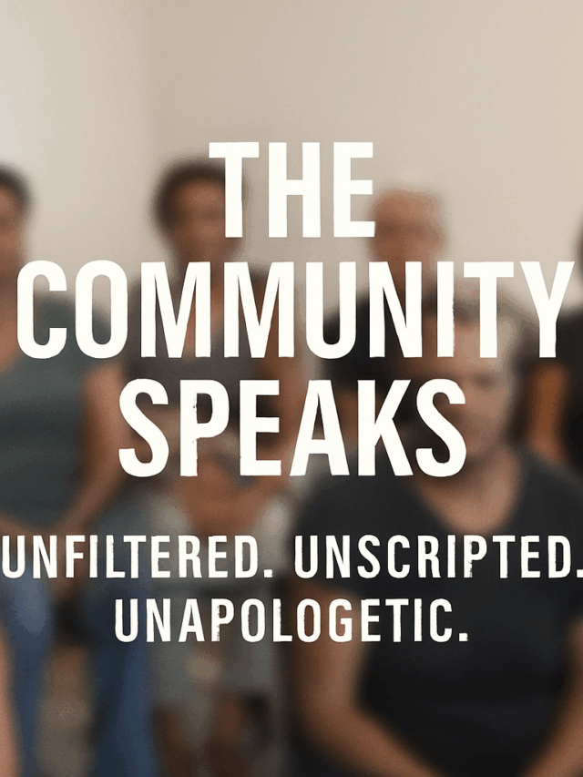 The Community Speaks – A Minute of Truth About Freedom
